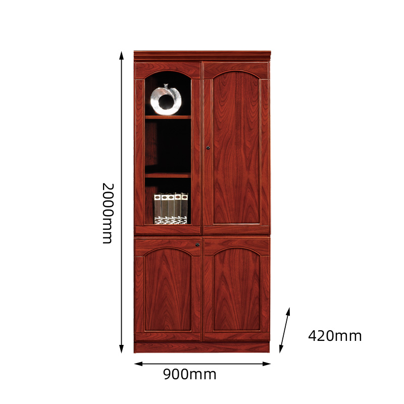 初嘉(CJ)CJ4052418 木质文件柜 二门 900*420*2000mm(单位:台)高清大图