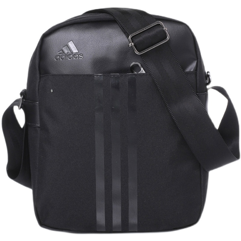 adidas阿迪达斯单肩包运动休闲中性斜挎包背包bq6975z视频