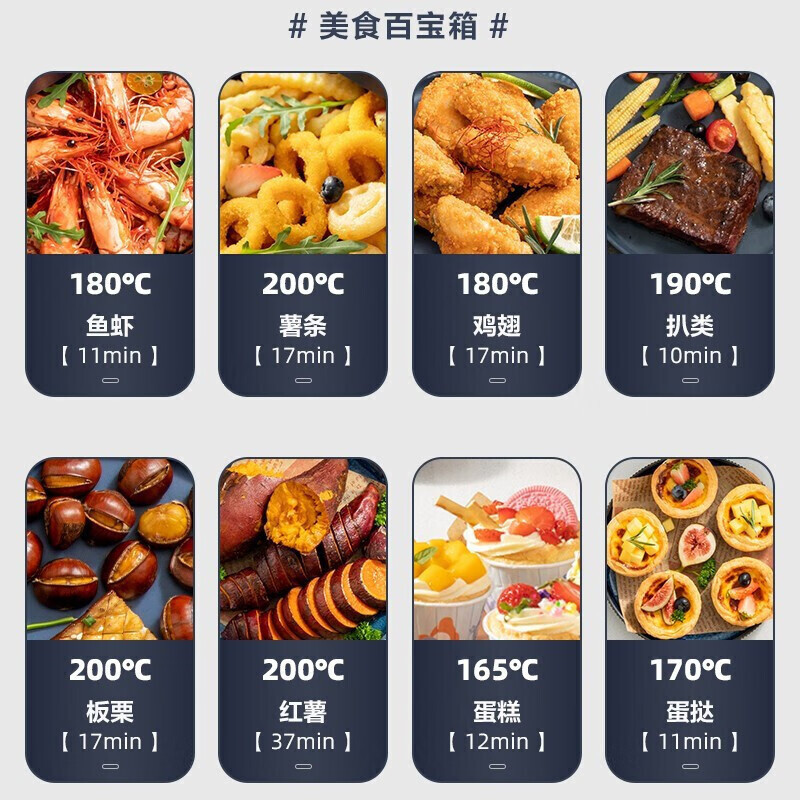 美的(Midea)MF-KZC4001空气炸锅 家用智能无油煎炸锅多功能全息触屏4L高清大图