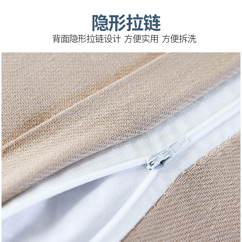 美帮汇北欧轻奢流苏沙发抱枕靠垫正方形卧室靠枕客厅样板间高清大图