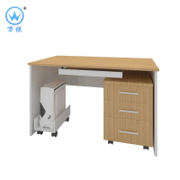 <万保>板式办公桌 办公家具 简约现代 工作台 职员桌 家用电脑桌