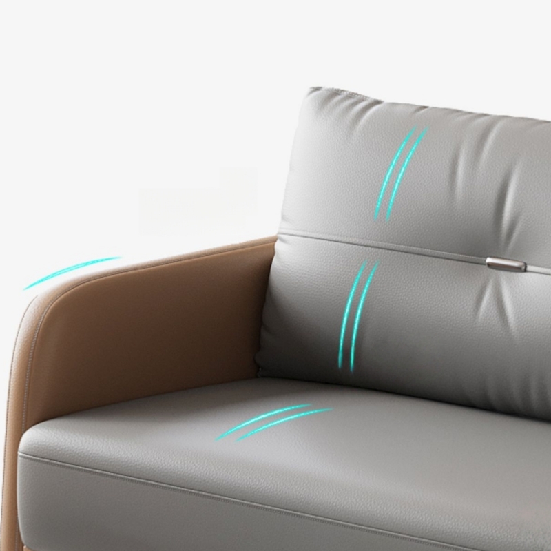 伟樽沙发组合单+单+三人位+岩板茶几套高清大图