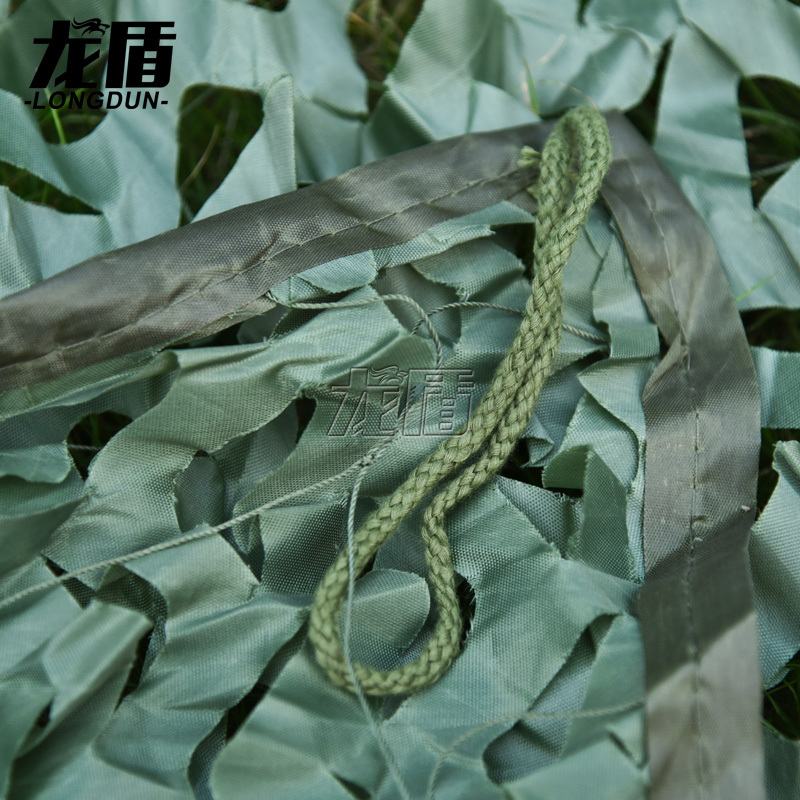 龙盾 210D涤纶牛津布户外伪装网汽装饰网绿色伪装网1平方