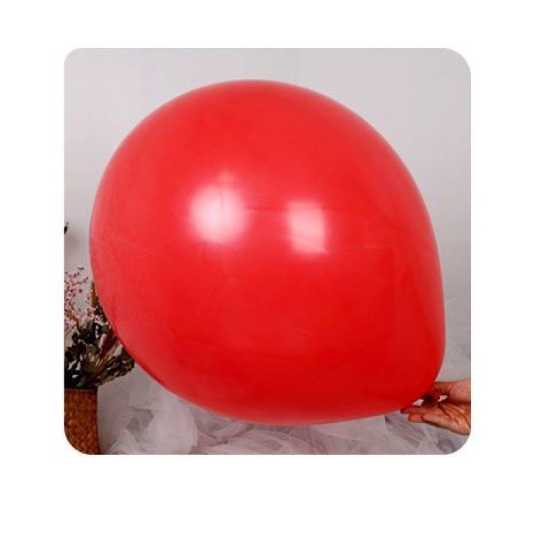 18寸红色 10只|网红特大气球36寸超大气球加厚加大18寸气球婚房婚庆