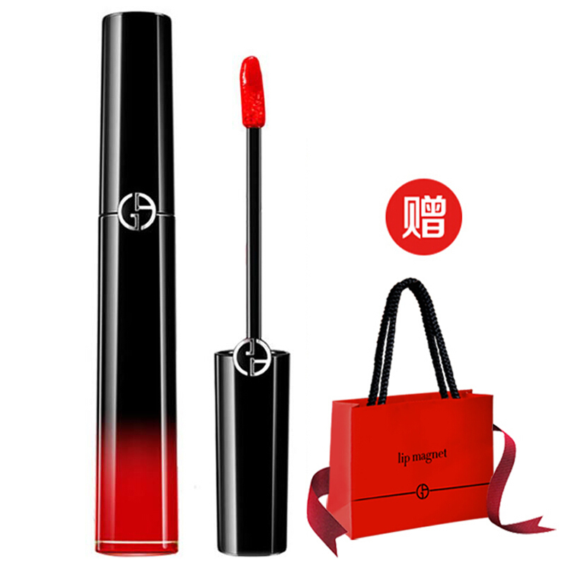 ARMANI阿玛尼漆光迷情唇釉口红6ml402#橘红色 大热色