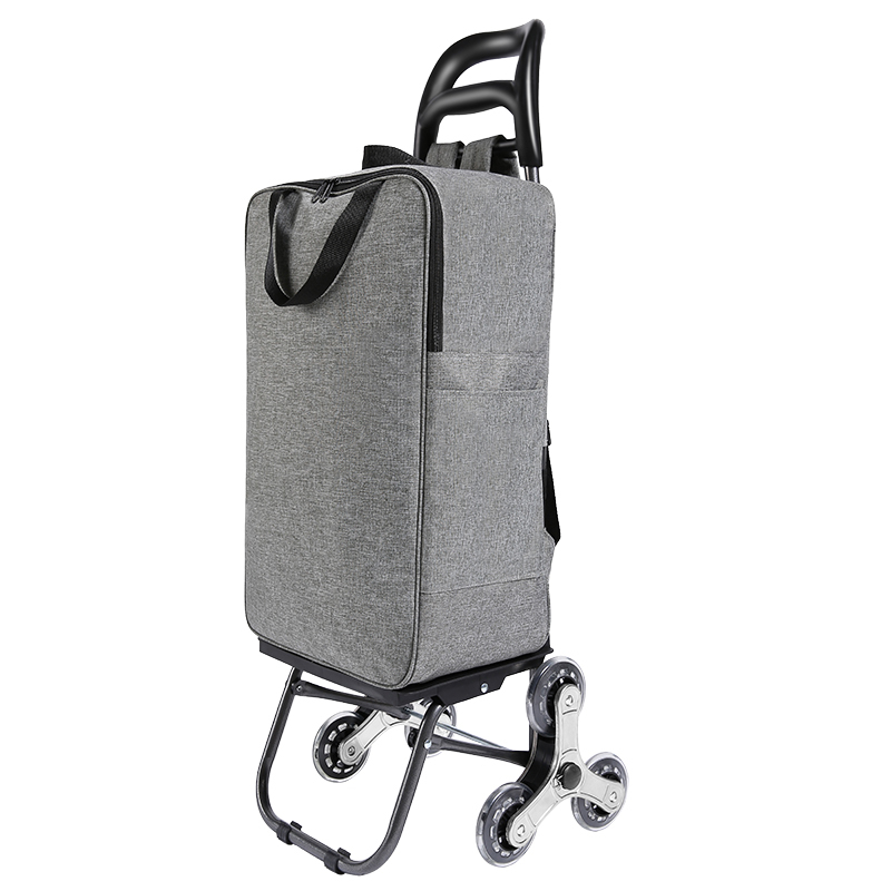 闪电客家用便携折叠购物车买菜小拉车拖车拉杆车爬楼梯手拉车行李车