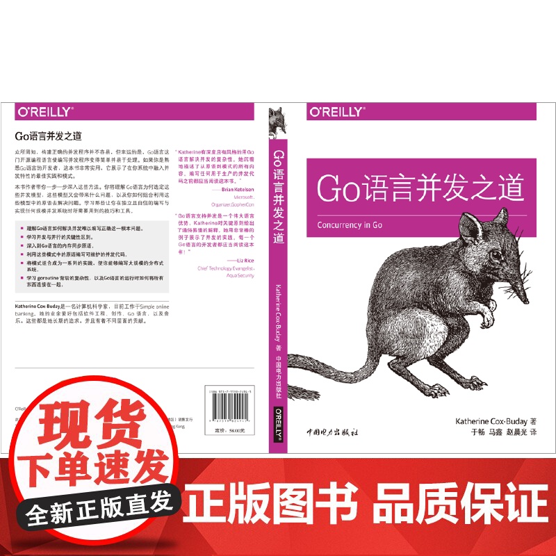 Go语言并发之道 中国电力出版社 正版书籍高清大图