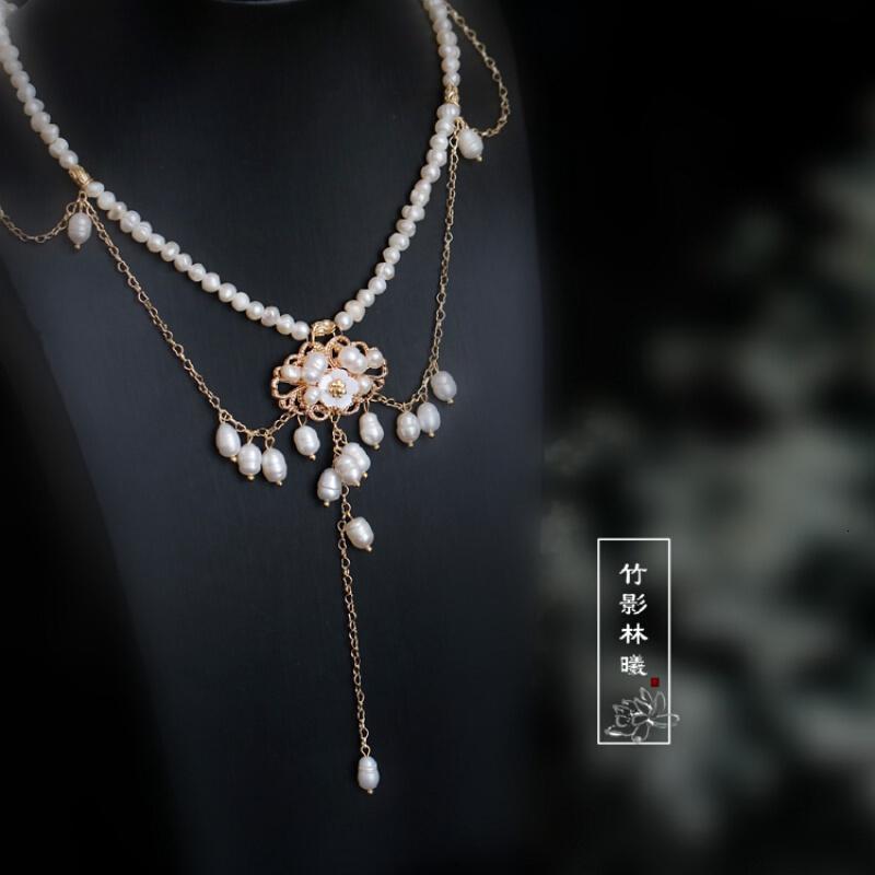 花语诗月花语诗月古风配饰 软璎珞项链 汉服旗袍配饰