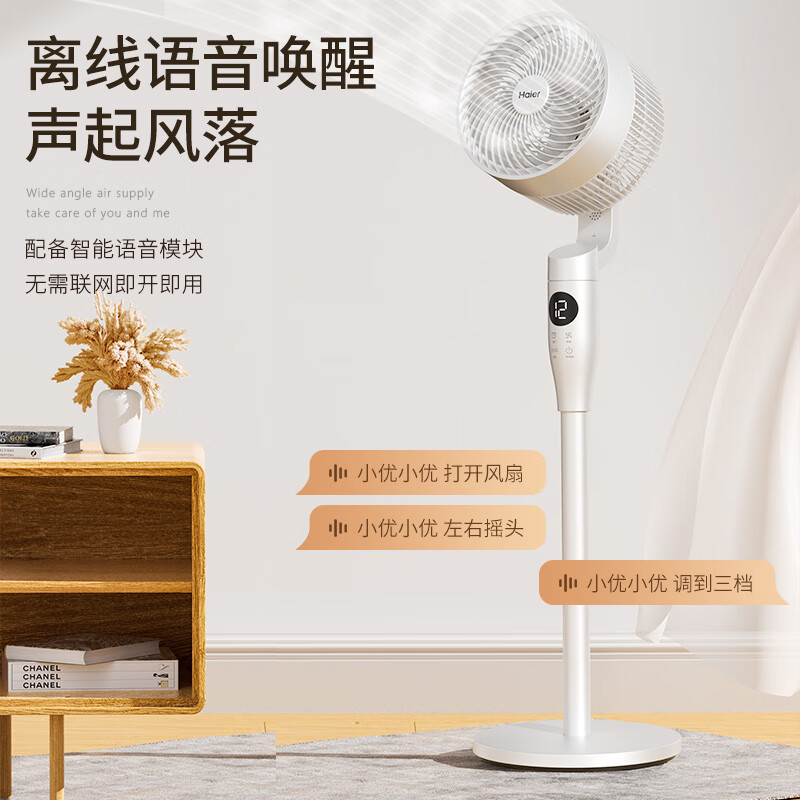 海尔(Haier)空气循环扇遥控款白色HFX-Y2352AP高清大图