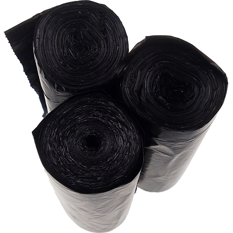 企购优品利得背心式手提垃圾袋加厚100只 50cm*60cm黑色垃圾桶袋 垃圾分类