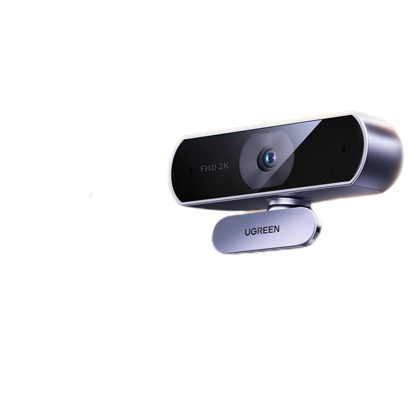 绿联UGREEN USB高清摄像头 深空灰 25442 CM717 个