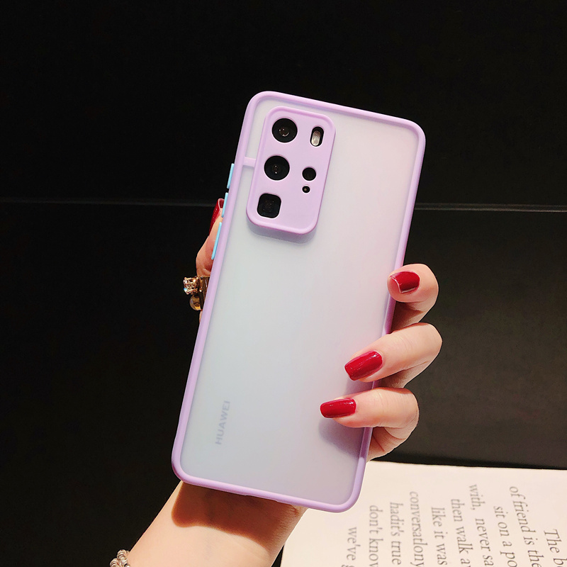 火豹华为p40手机壳全包摄像头p40超薄透明简约硅胶5g版四角防摔风网红