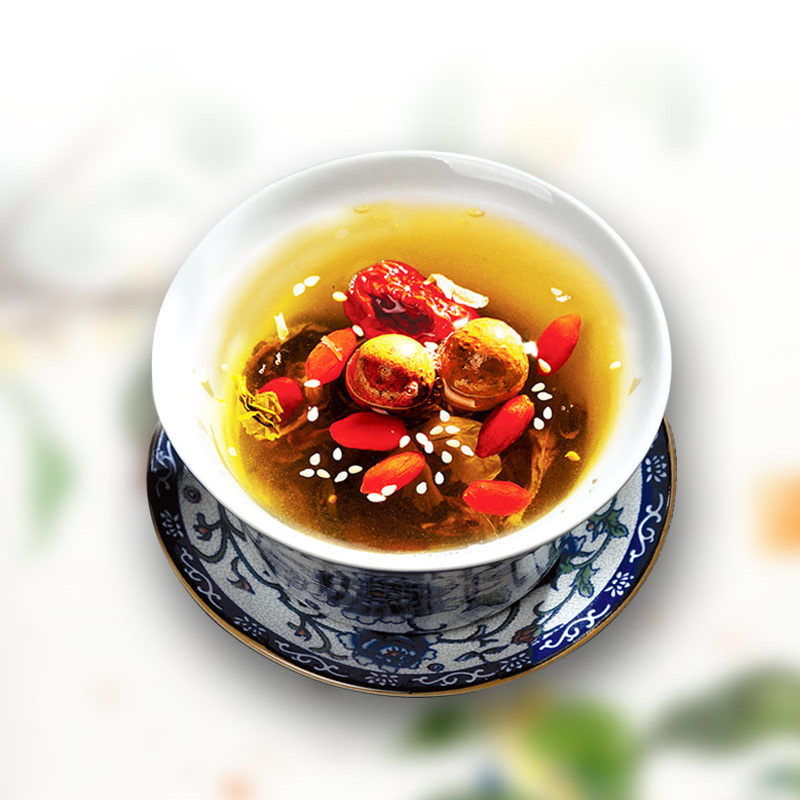 百瑞源(BERYL) 宁夏特产 八宝茶枸杞盖碗茶600g*2袋(菊花型)袋装