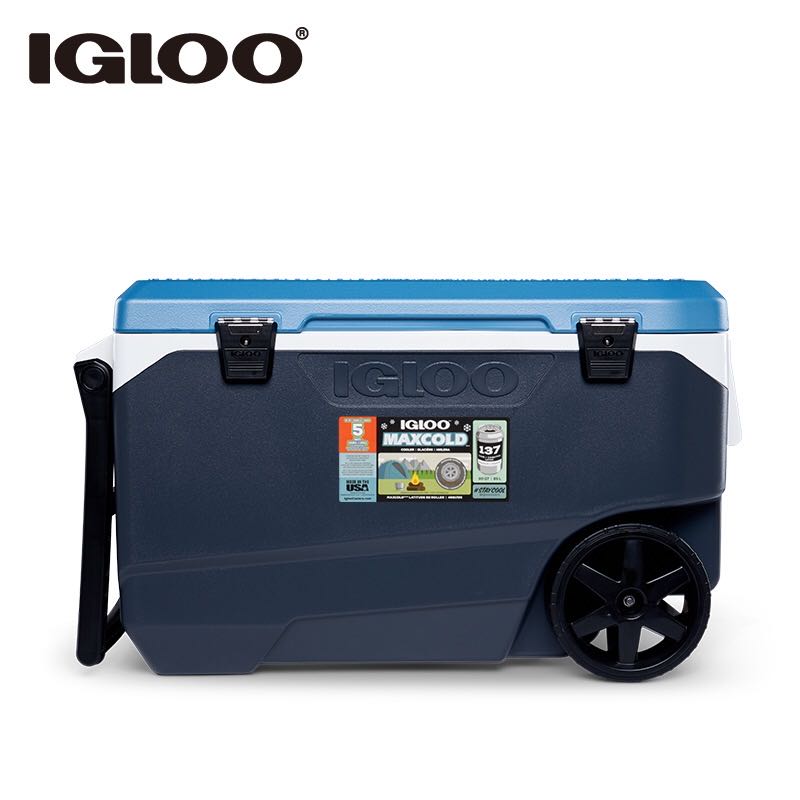 igloo易酷乐 拉杆保温箱海钓箱鱼箱户外车载冰箱便携冷藏箱冰桶