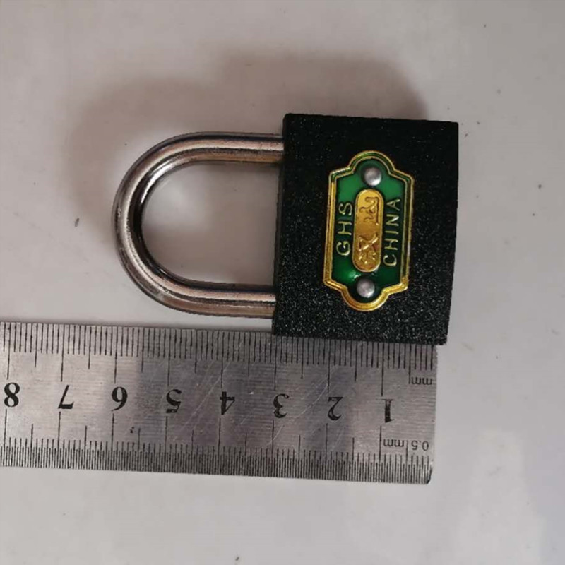 汉山铁挂锁套装防盗窗锁 水电表箱锁旅行箱包锁 中号40mm