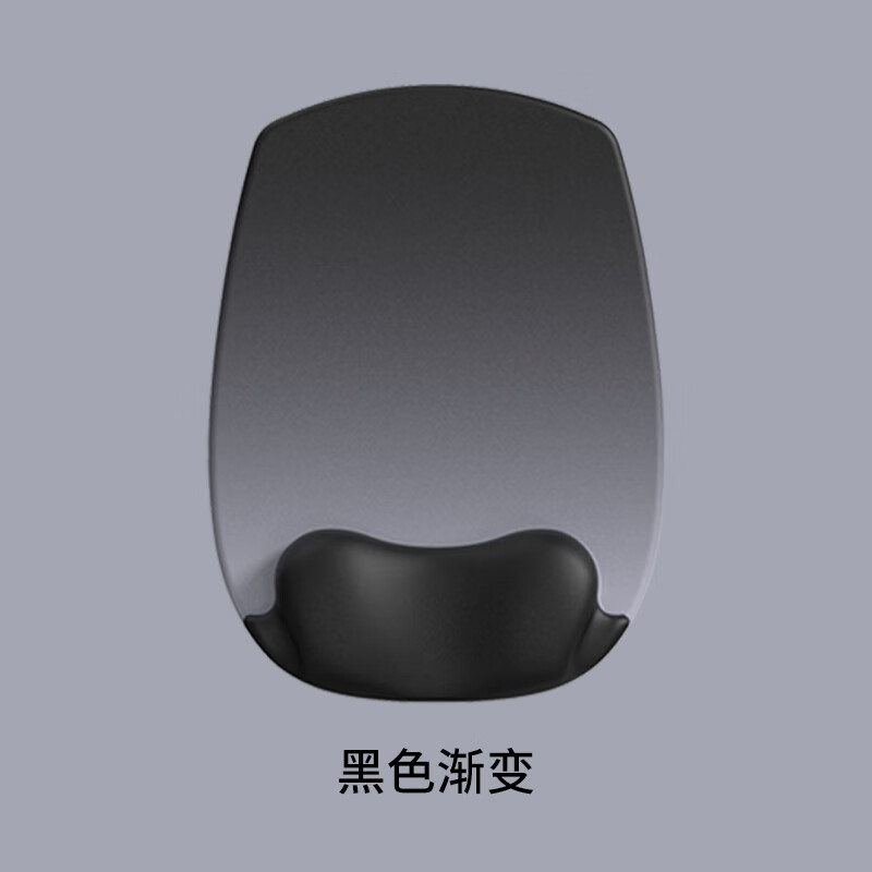 KPTE鼠标垫护腕[人体工学护腕]渐变鼠标护手腕托滑鼠垫子心形女生硅胶防滑定制 [渐变蓝黑]人体工学高清大图