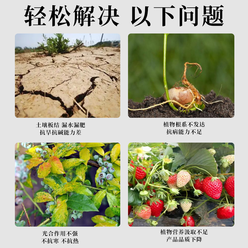 土壤活化剂宝矿源黄腐酸钾微生物菌剂黑水肥料松土剂改良剂