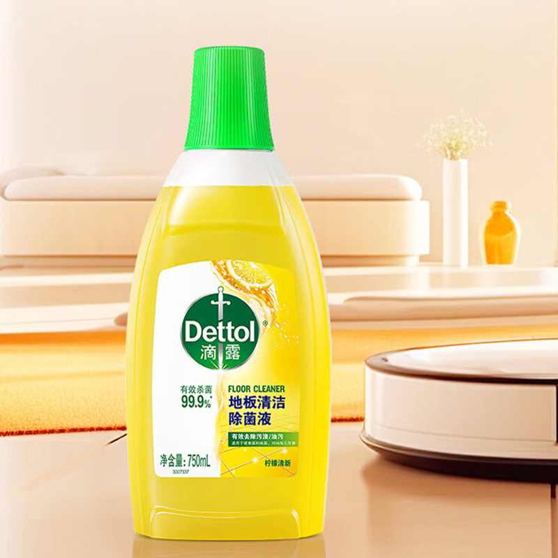 滴露除菌液地板清洁剂拖地去污垢杀菌去味柠檬750ml*1瓶高清大图