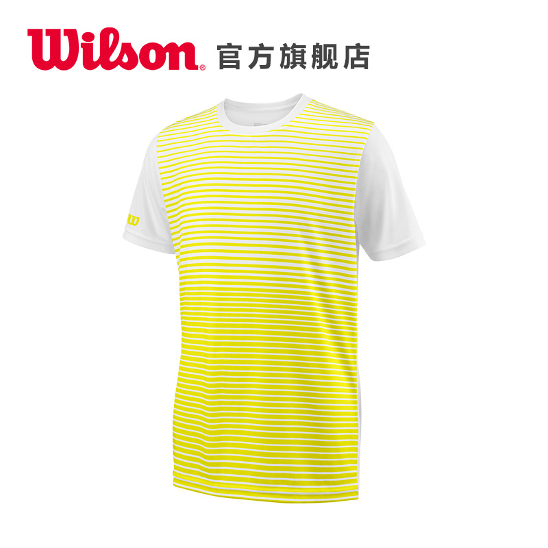 [18新款]青少年网球T恤吸湿排汗快干 B TEAM STRIPED