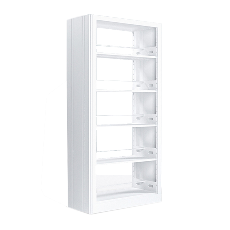 博元睿图书馆书架阅览室货架资料档案架钢制书架双面五层主架高清大图