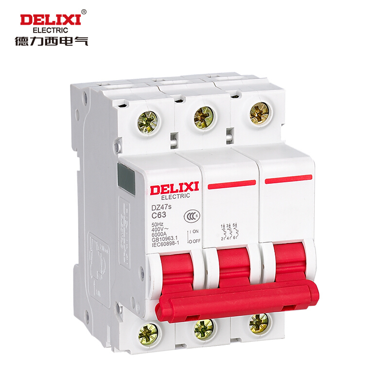 德力西(DELIXI) 3P空开(DZ47S 3P C 63A)