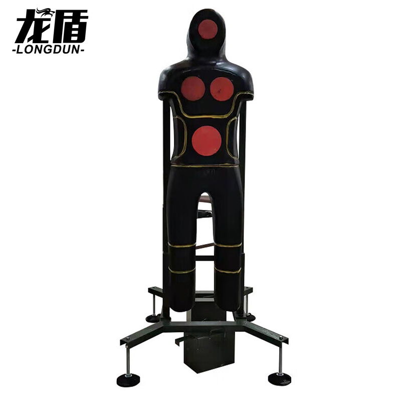 龙盾总部大纲款 便携式假人 八字底座全身刺杀训练人型靶