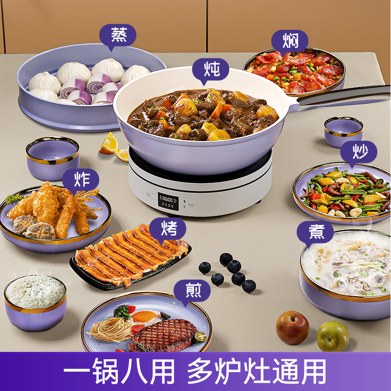 帝伯朗(TIBORANG)钛钠菱格氧吧锅DBL-YBG02颜色随机高清大图
