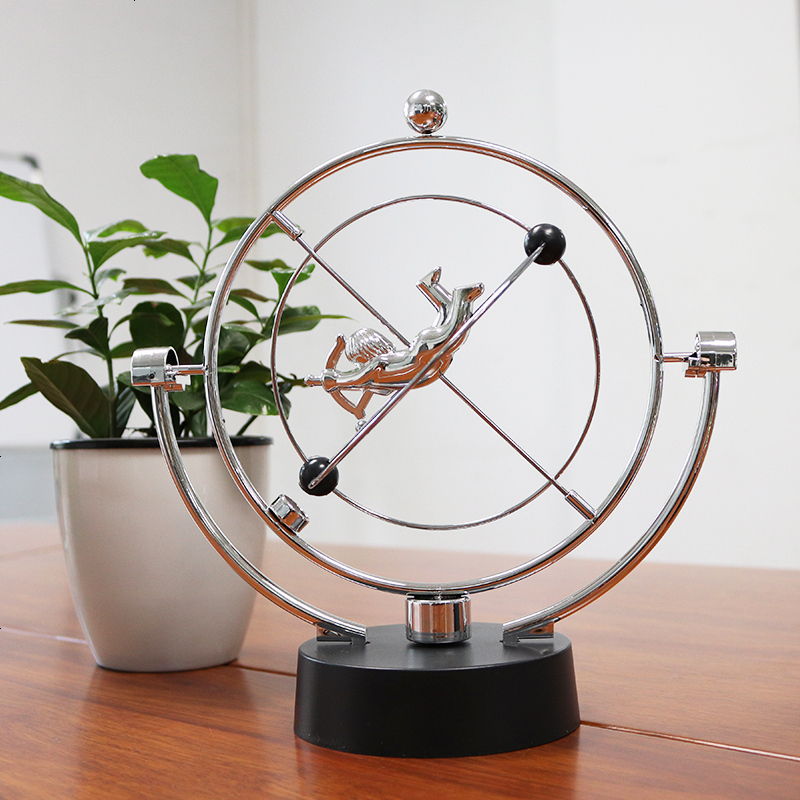 混沌摆件永动机仪牛顿摆球撞球摇摆器小工艺品办公桌面家居装饰品