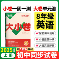 2025版万唯中考 大小卷八年级英语上册人教版初中专题训练初二英语8年级单元同步训练试卷知识大全期中模拟期末复习冲刺