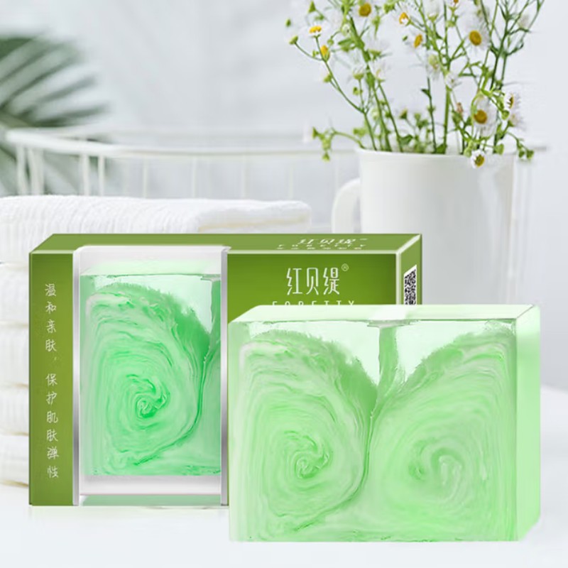 红贝缇(Foretty) 橄榄油精油皂 120g*96盒/箱高清大图