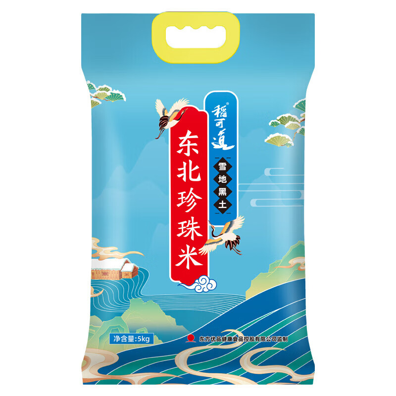稻可道 东北珍珠米 东北大米10斤
