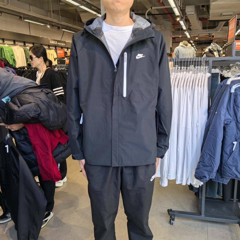NIKE耐克连帽外套运动休闲梭织男装夹克DM5500-010 D DM5500-010 L