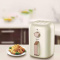 美的(Midea)空气炸锅 MF-AKZ3001家用大容量全自动多功能电炸机智能煎炸锅 薯条机3L容量 米色(三升)