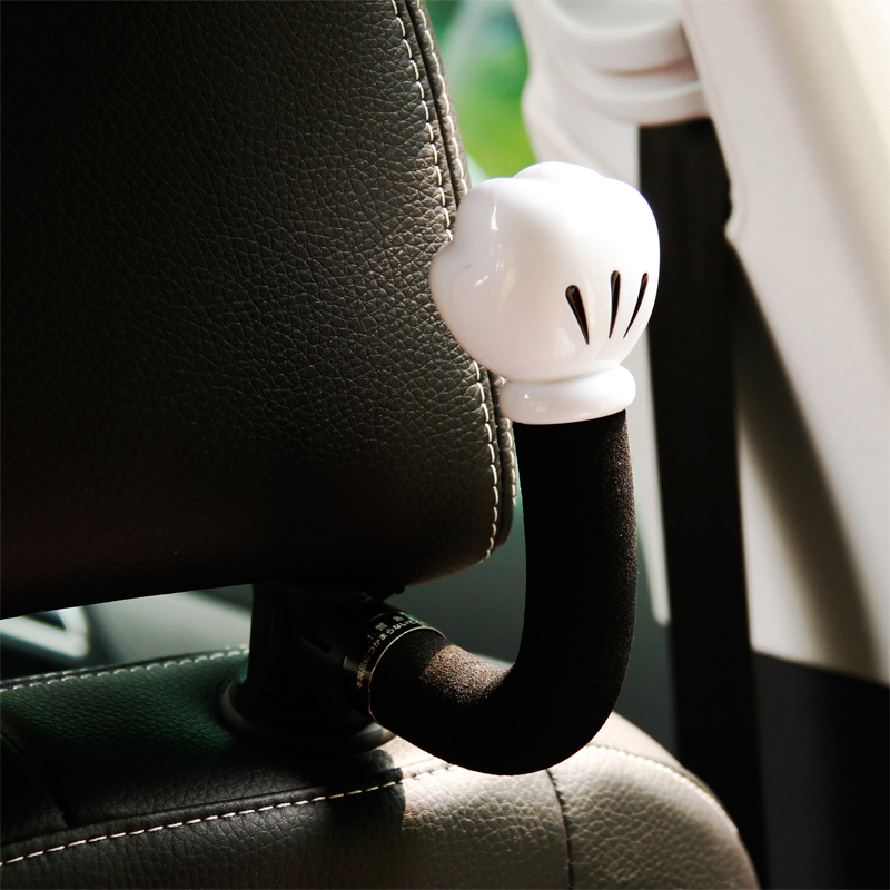 迪士尼汽车上车载挂钩座椅背后座后背挂勾车内车用多功能置物卡通