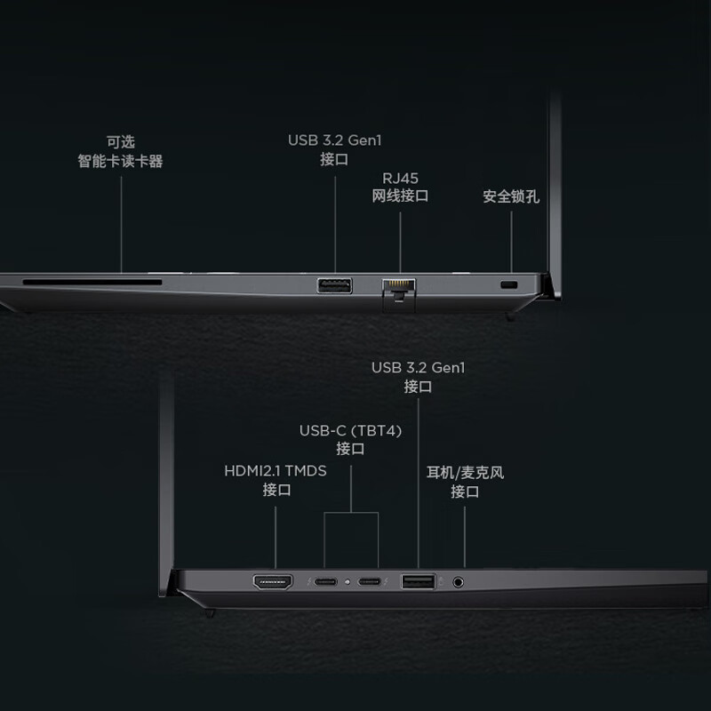 ThinkPad P14s 14.5英寸高性能AI PC轻薄设计师办公本英特尔酷睿Ultra7-155H 32G 1T RTX 500Ada 2.5K 90Hz