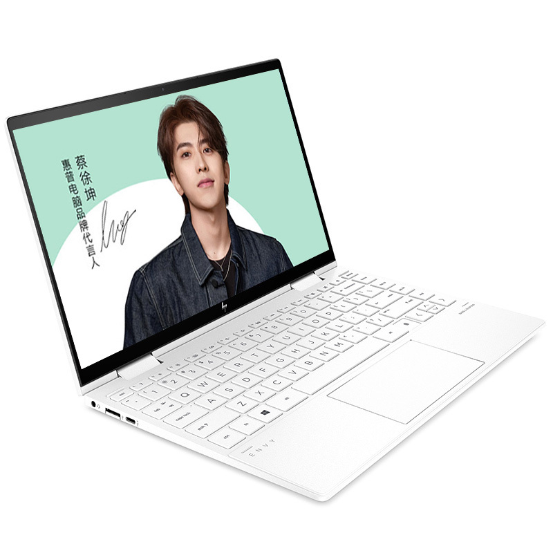 惠普(HP)ENVY x360 13-ay0061AU笔记本电脑13.3英寸锐龙5学生电脑网课办公轻薄本(R5-4500U 16G 512G 高色域 触摸屏)天使白