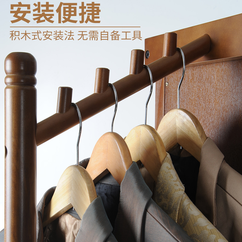 越茂穿衣镜全身落地镜实木框现代简约客厅收纳家居镜旋转试衣镜子高清大图