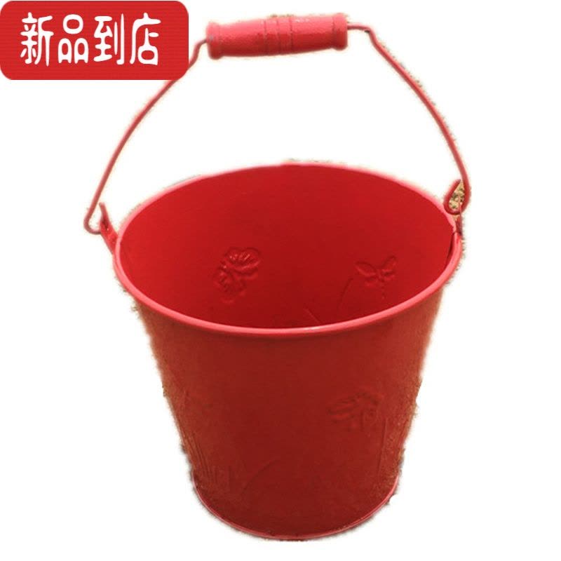 真智力儿童沙滩玩具铁桶铁铲挖沙套装宝宝户外赶海玩沙戏水小桶铲子工具图片