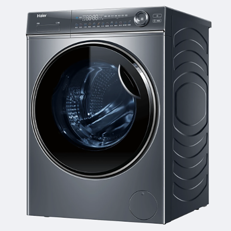 海尔(Haier)洗衣机 家用10kg大容量洗衣机XQG100-BD14376LU1巴赫银 直驱变频单位/台