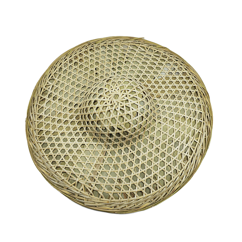 兰雅昀 竹编斗笠 46cm 顶高清大图