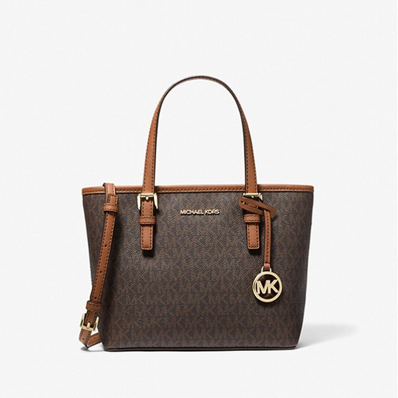 michaelkors迈克科尔斯mk女包女士单肩包手提包pvc配皮斜跨包女款视频