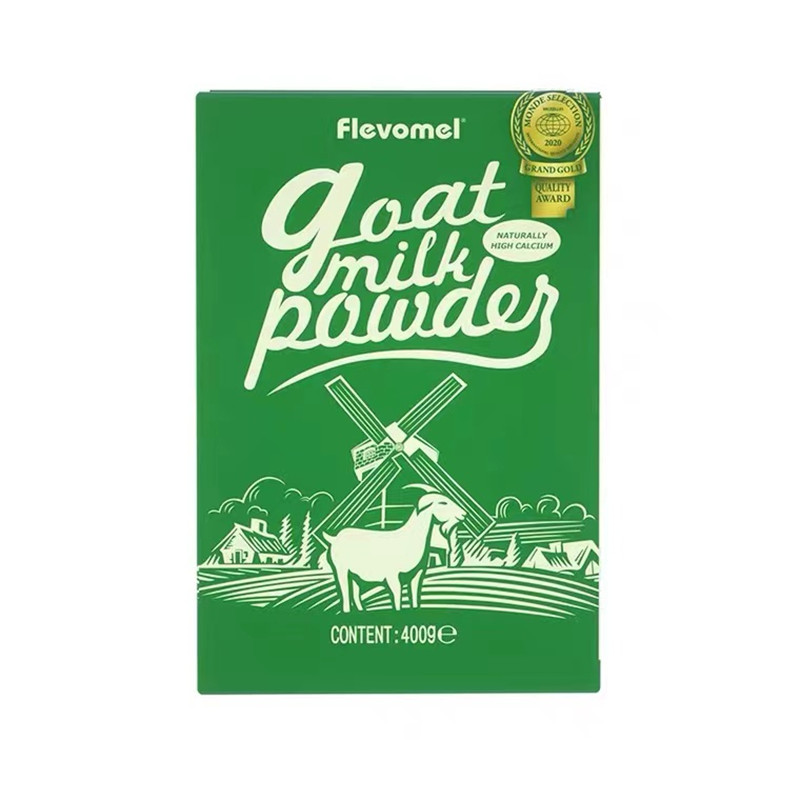 荷兰原装进口风车牧场flevomel中老年学生成人全脂羊奶粉400g盒装
