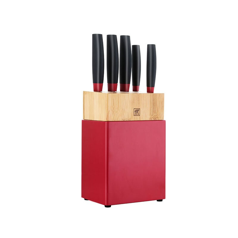 双立人 ZW-K308 ZWILLING Now S系列刀具6件套（红黑）