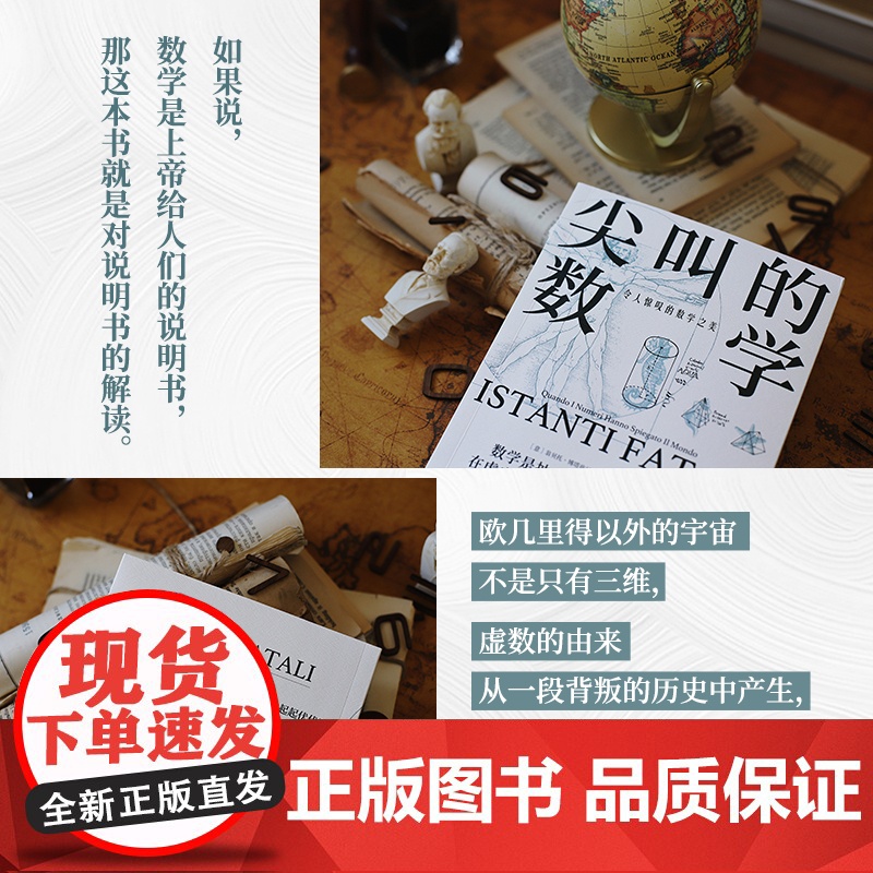 正版书籍 尖叫的数学-令人惊叹的数学之美 数学史专家国际杂志《数学史》前主编翁贝托·博塔兹尼带你从数学的角度看世界高清大图