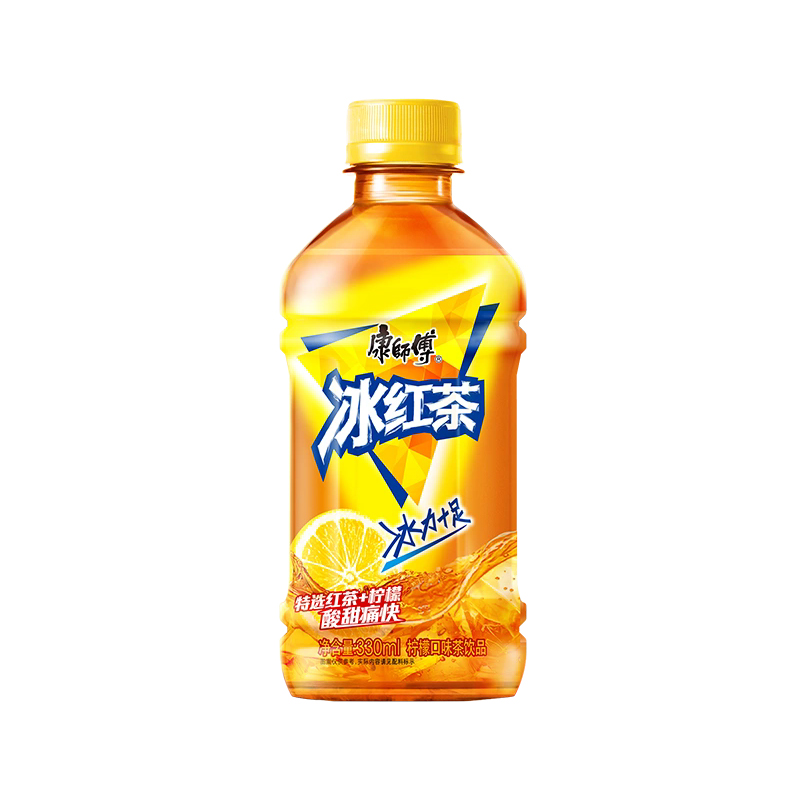 康师傅 冰红茶柠檬味330ml*12瓶整箱装 解渴饮品 饮料高清大图