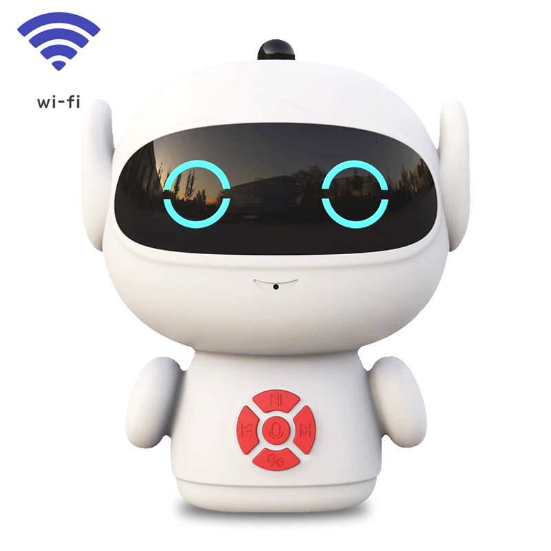 哪吒智能机器人小超人早教机故事机智能玩具儿童早教机wifi联网白色