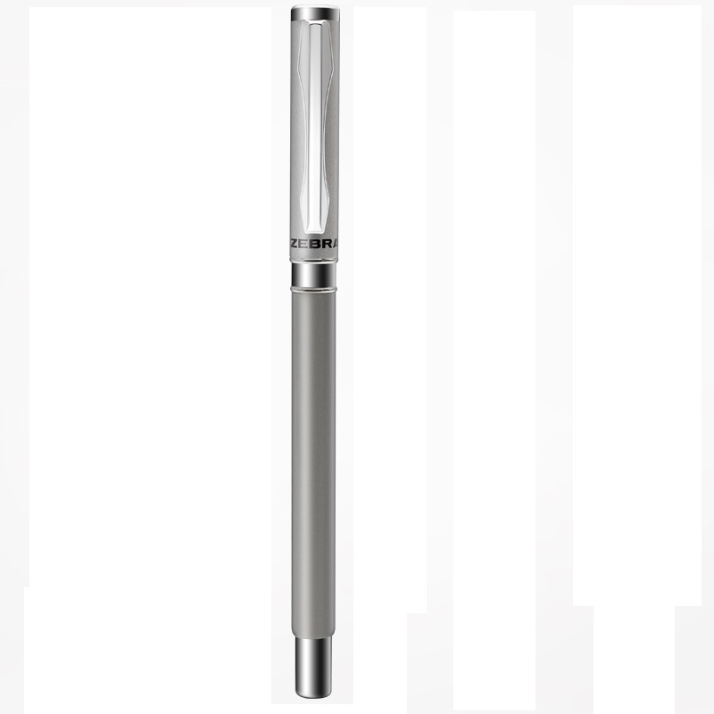 斑马(ZEBRA) C-JJ4-CN-BK 中性笔笔杆金属重手感签字笔商务礼品笔 3支/盒