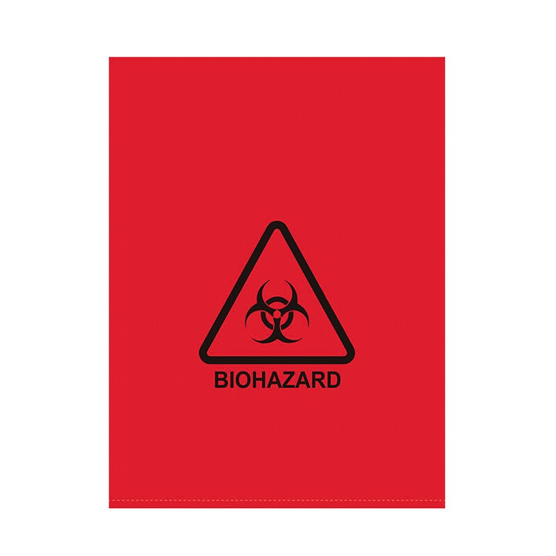 海斯迪克 耐高温高压生物危害袋 HKhf-18 红色61*81cm 1个高清大图