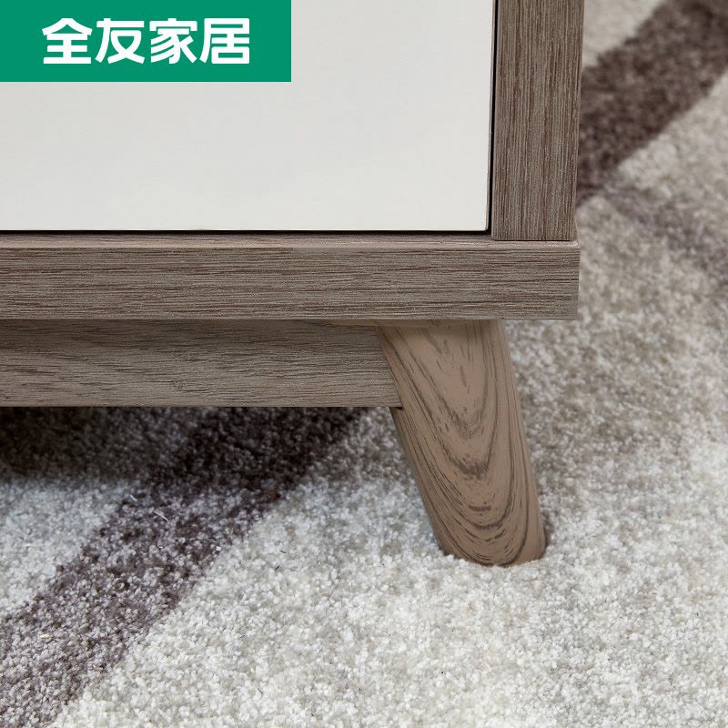 重复链接老连接下架【限时直降】全友家居茶几电视柜 北欧简约小户型 木纹客厅家具 123806图片
