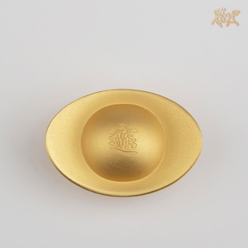 美帮汇全铜摆件《全铜真金表面元宝》家居饰品 金元宝 摆件高清大图